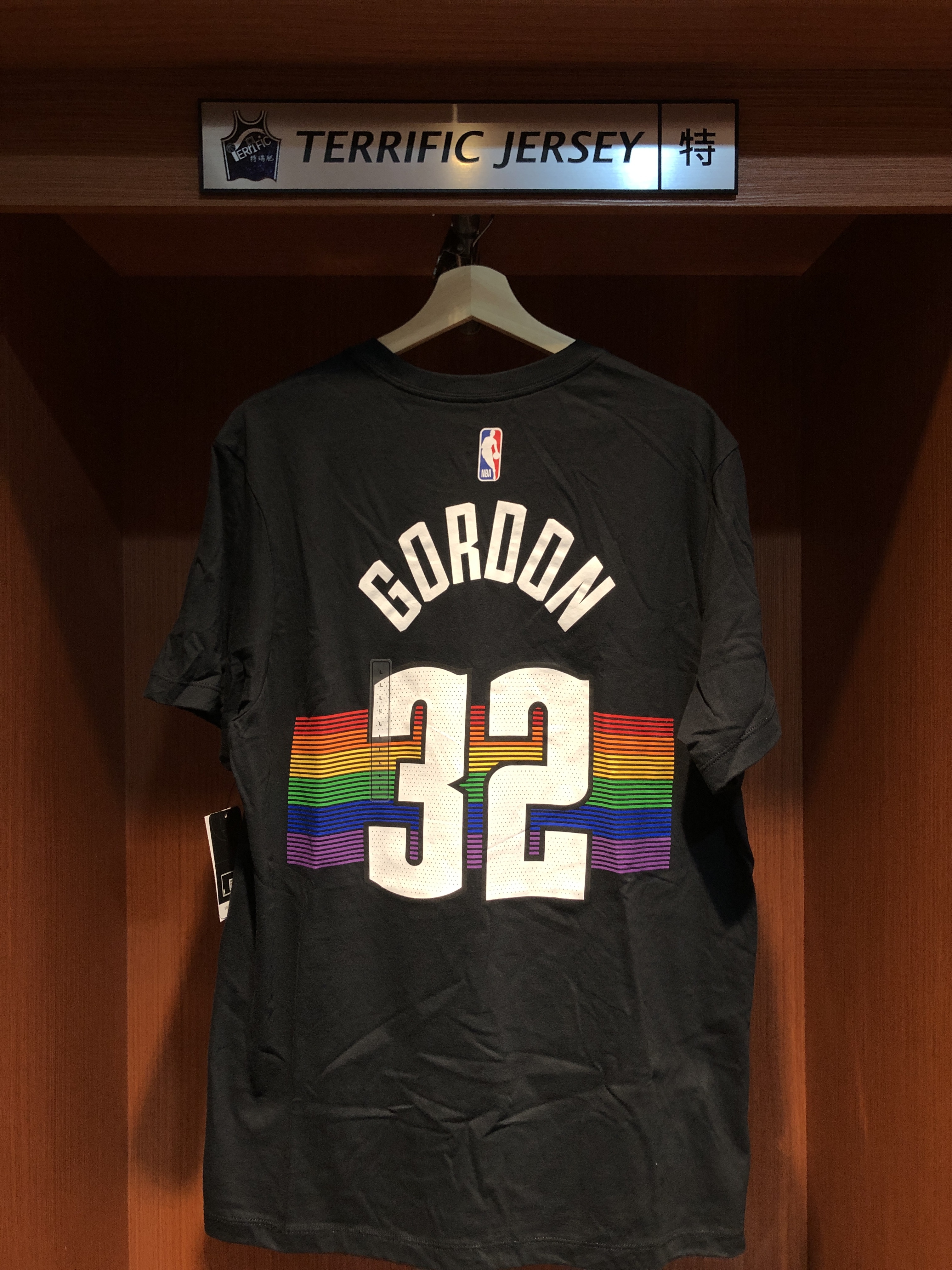 NBA短袖 Aaron Gordon 丹佛金塊城市 25-26 City Nike Player Name Tee 棉質 短袖 全新