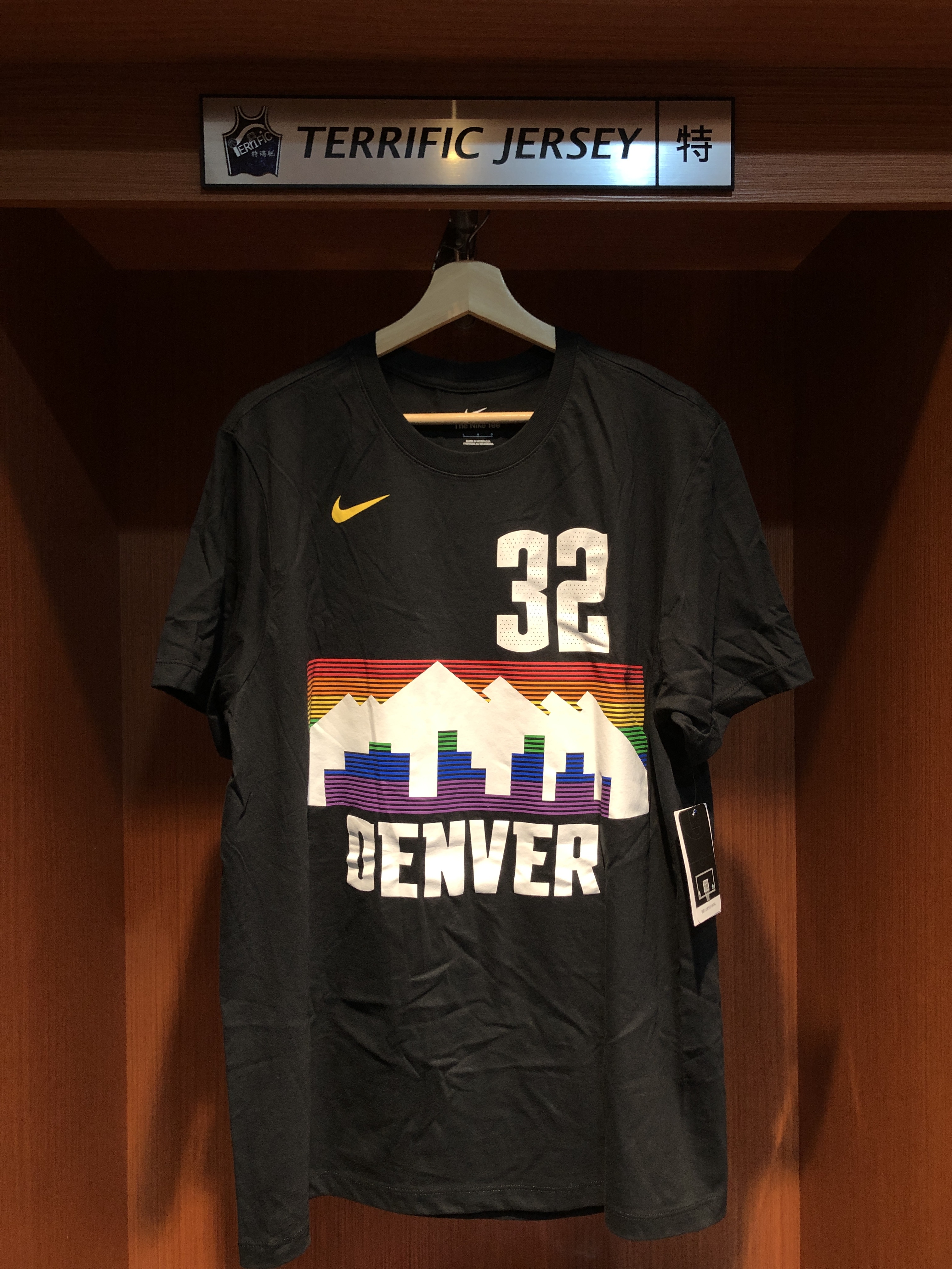NBA短袖 Aaron Gordon 丹佛金塊城市 25-26 City Nike Player Name Tee 棉質 短袖 全新