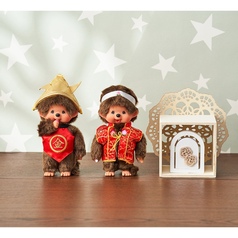 預購┃Monchhichi 夢奇奇 蒙奇奇 童話故事 金太郎 桃太郎 娃娃