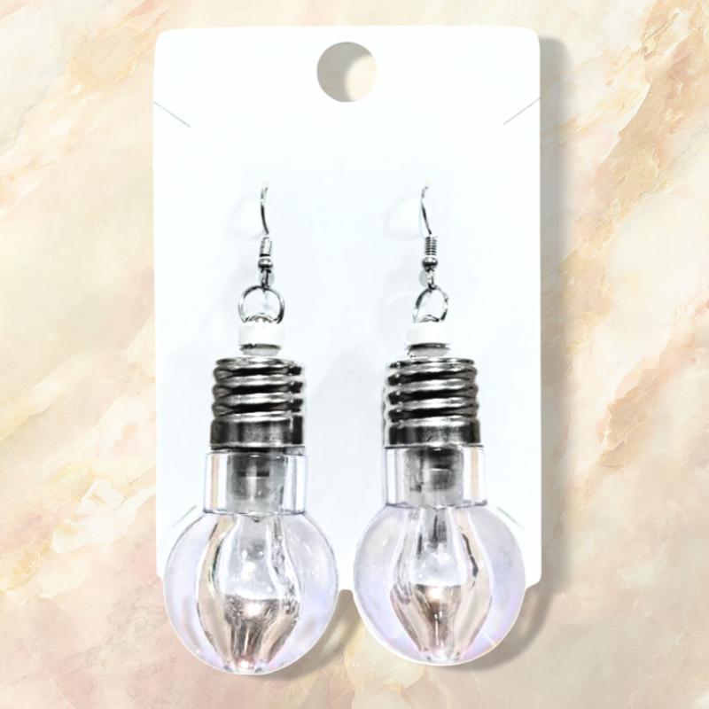 合金-耳勾式鋼針 發光垂吊燈泡 3款