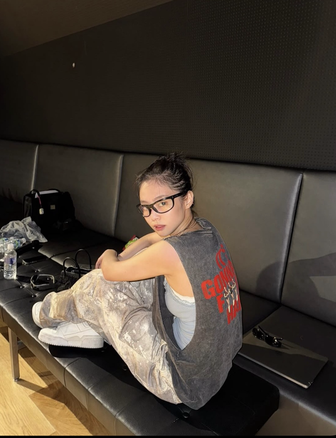 ［ Gateless ] Jennie同款鬆緊褶皺褲子