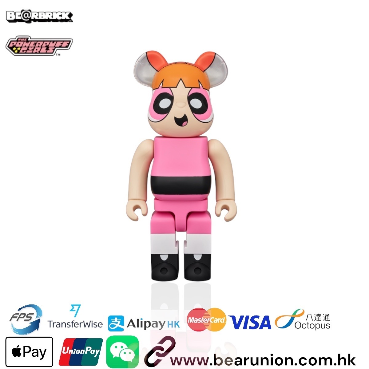 🎏預訂🎏Bearbrick 400% THE POWERPUFF GIRLS BLOSSOM