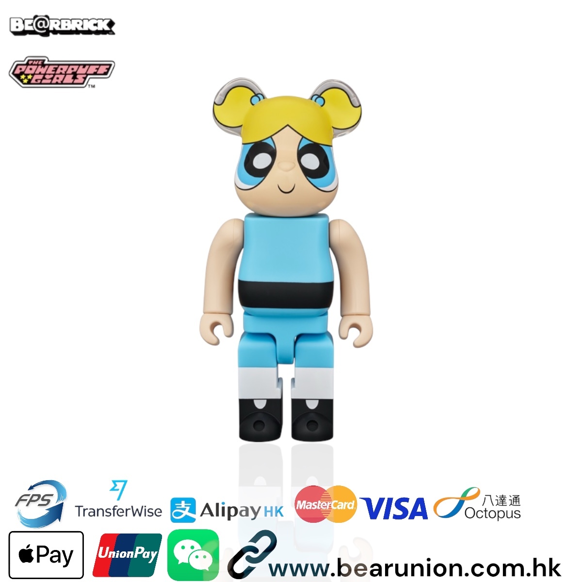 🎏預訂🎏Bearbrick 400%THE POWERPUFF GIRLS BUBBLES
