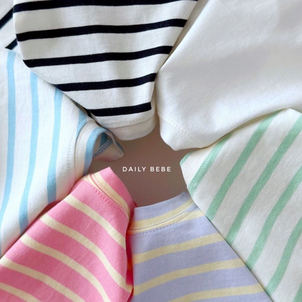 90-150 DB 基本條紋薄T 6色