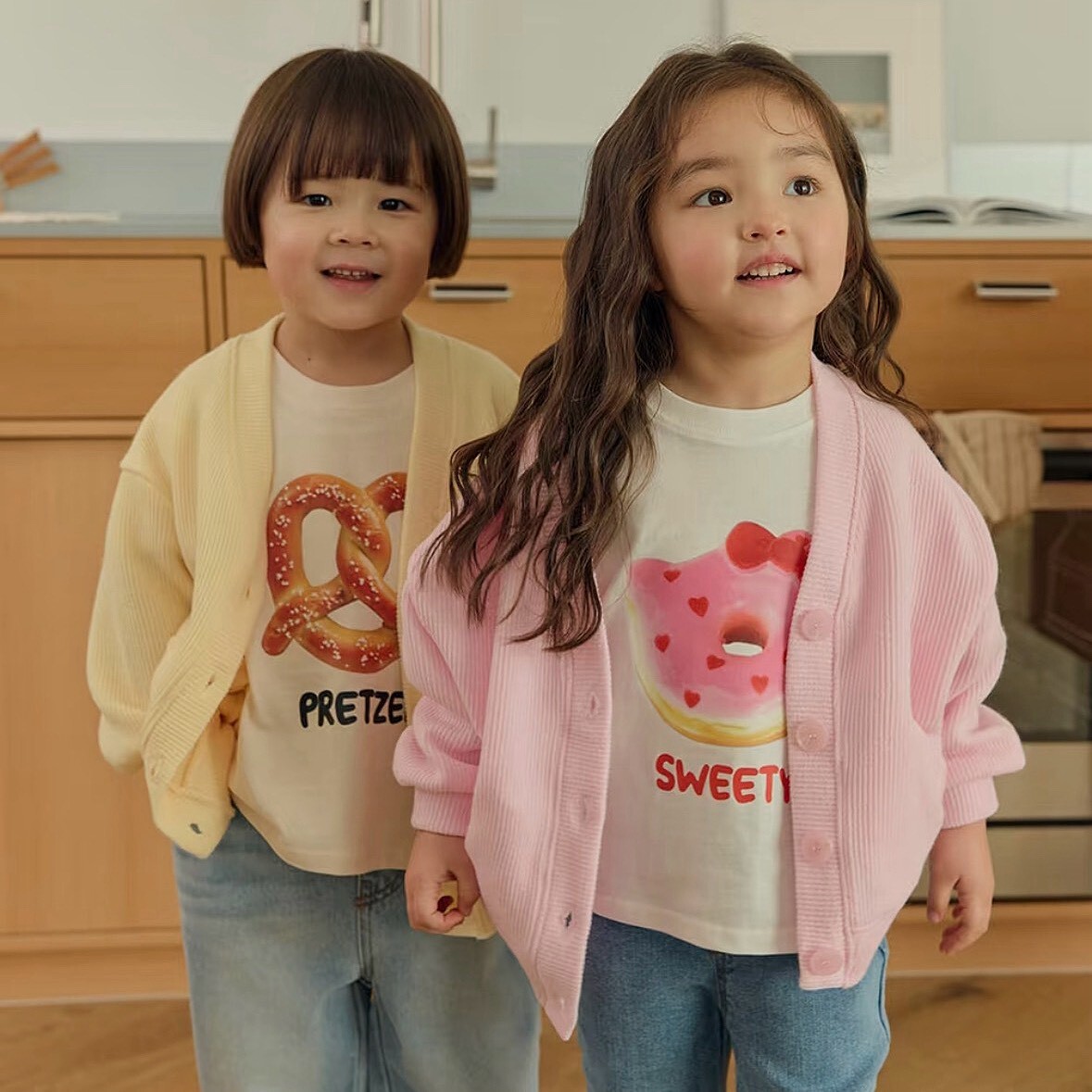 90-150 DB 甜點印花短袖上衣 2色