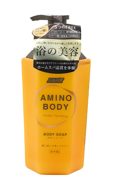 SS260225-F15-HARUHADA AMINO BODY SOAP-氨基酸沐浴露-500ml-(EXP31/8/2028)