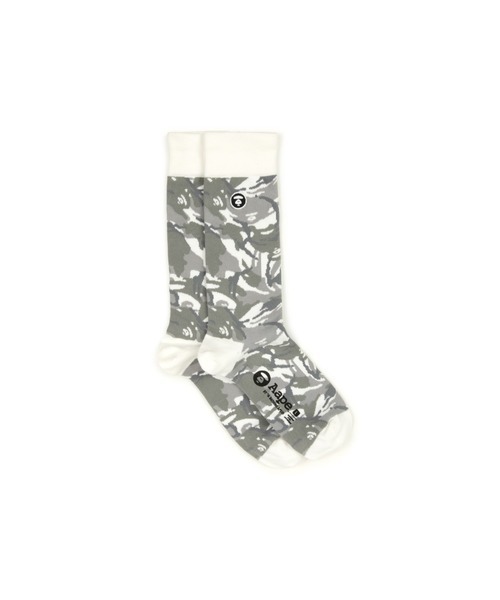 【AAPE】3月連線更新 AAPE MAIN SOCKS(camouflage)