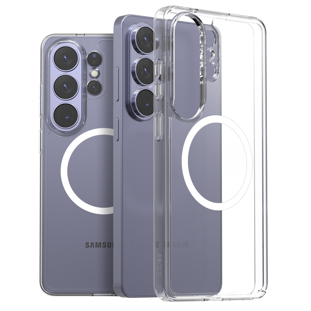 araree Duple M [內附磁石] 全透明混合結構防撞殼 [Galaxy S26 Ultra]