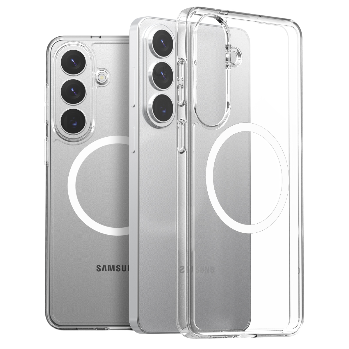 araree Duple M [內附磁石] 全透明混合結構防撞殼 [Galaxy S26 Plus]