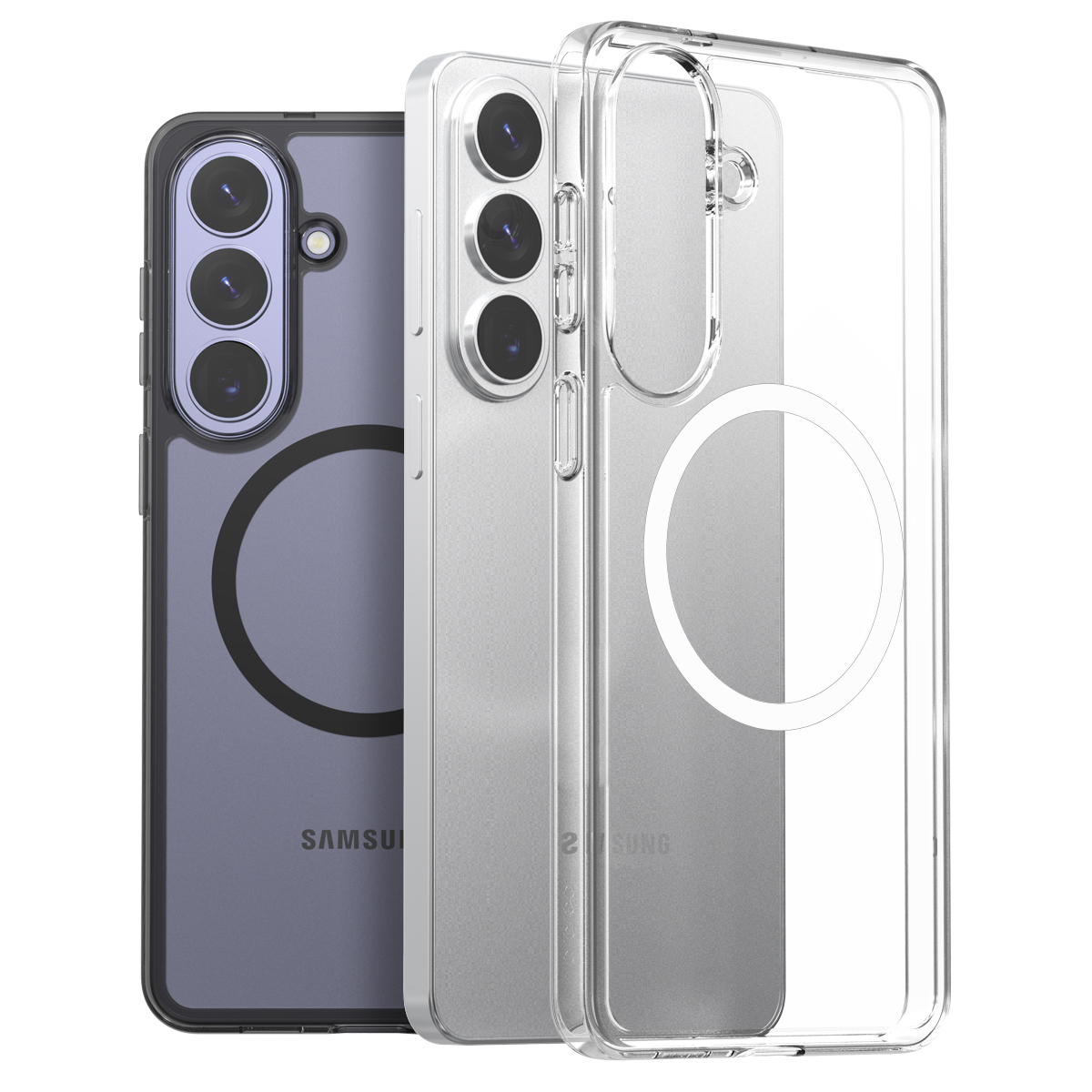 araree Duple M [內附磁石] 全透明混合結構防撞殼 [Galaxy S26 Plus]