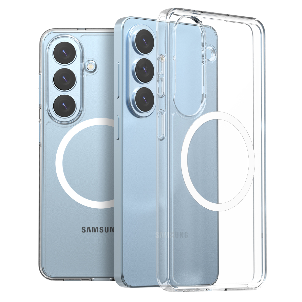 araree Duple M [內附磁石] 全透明混合結構防撞殼 [Galaxy S26]