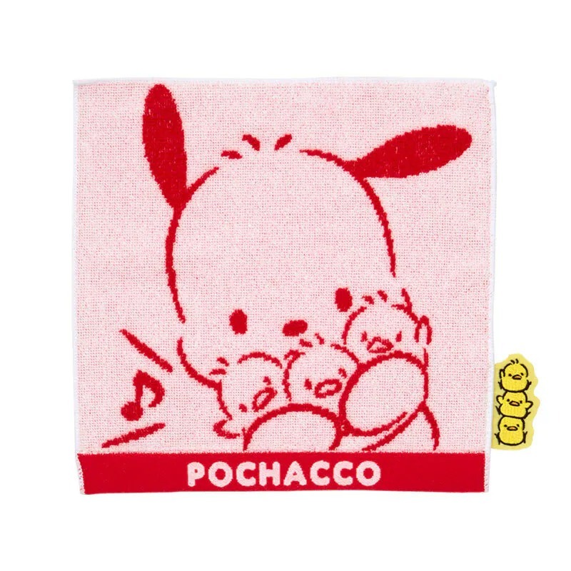 日本 Sanrio Pochacco PC狗 35周年 紅色格子系列 - 方巾