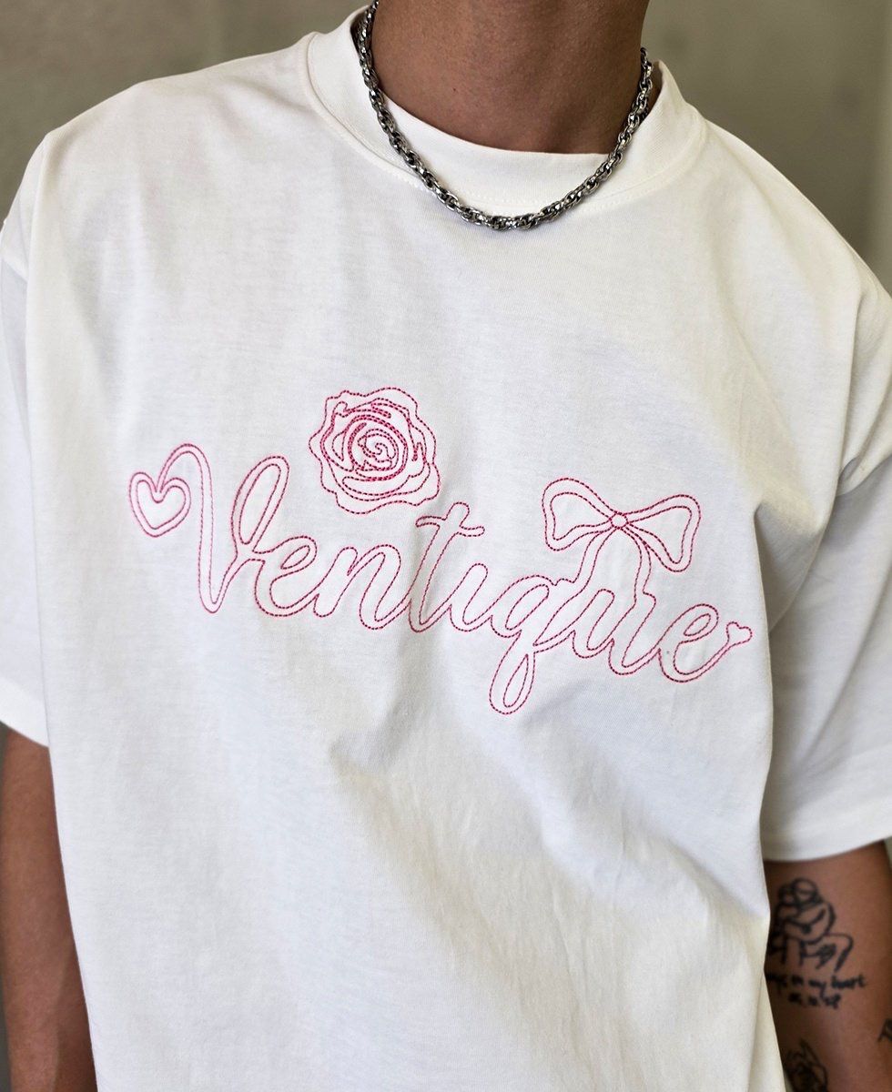 圖案英文字短袖Tee VENTIQUE-085T