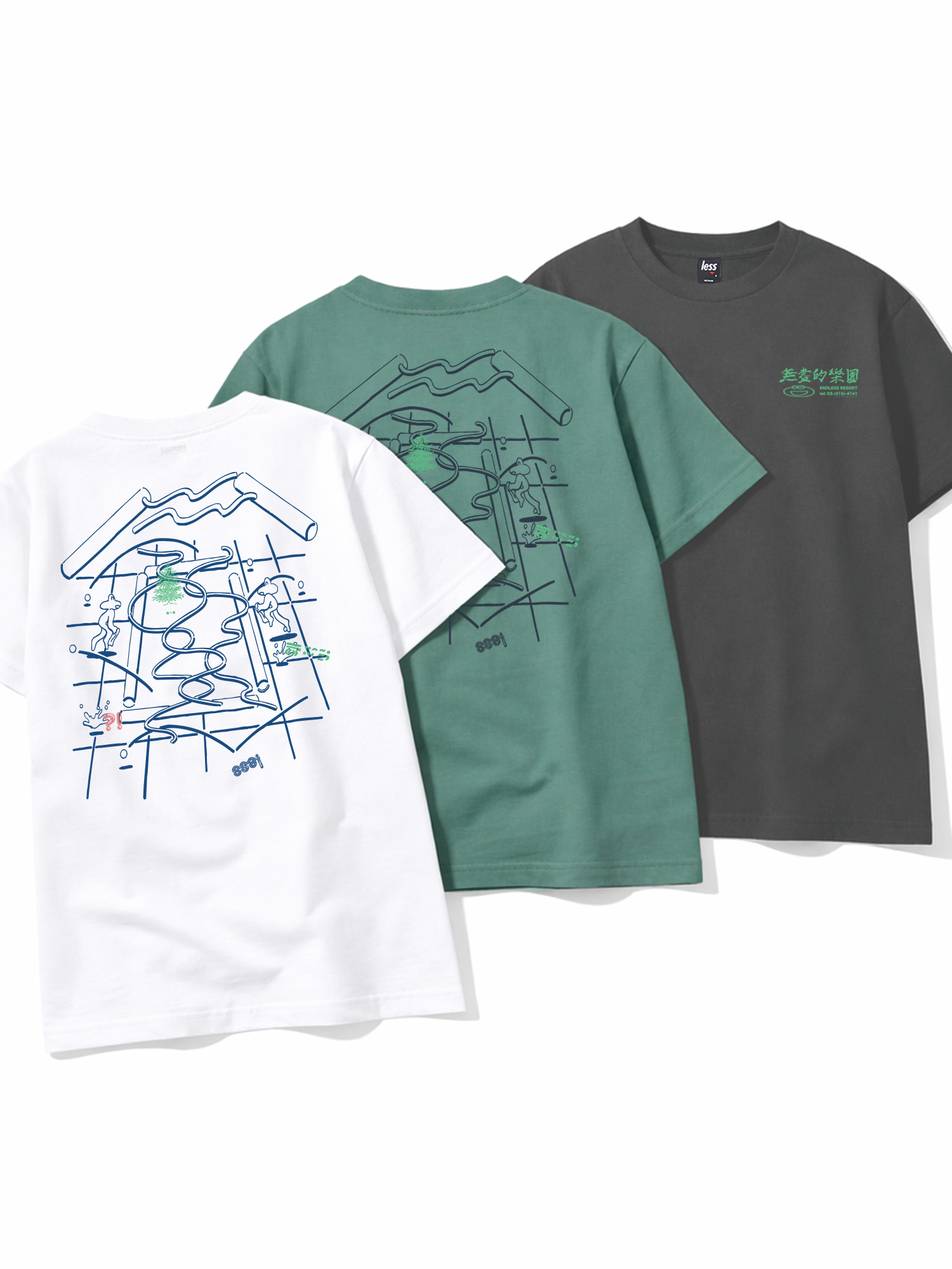 LESS x 最後の手段 - Tee #1 - Saigo no Shudan