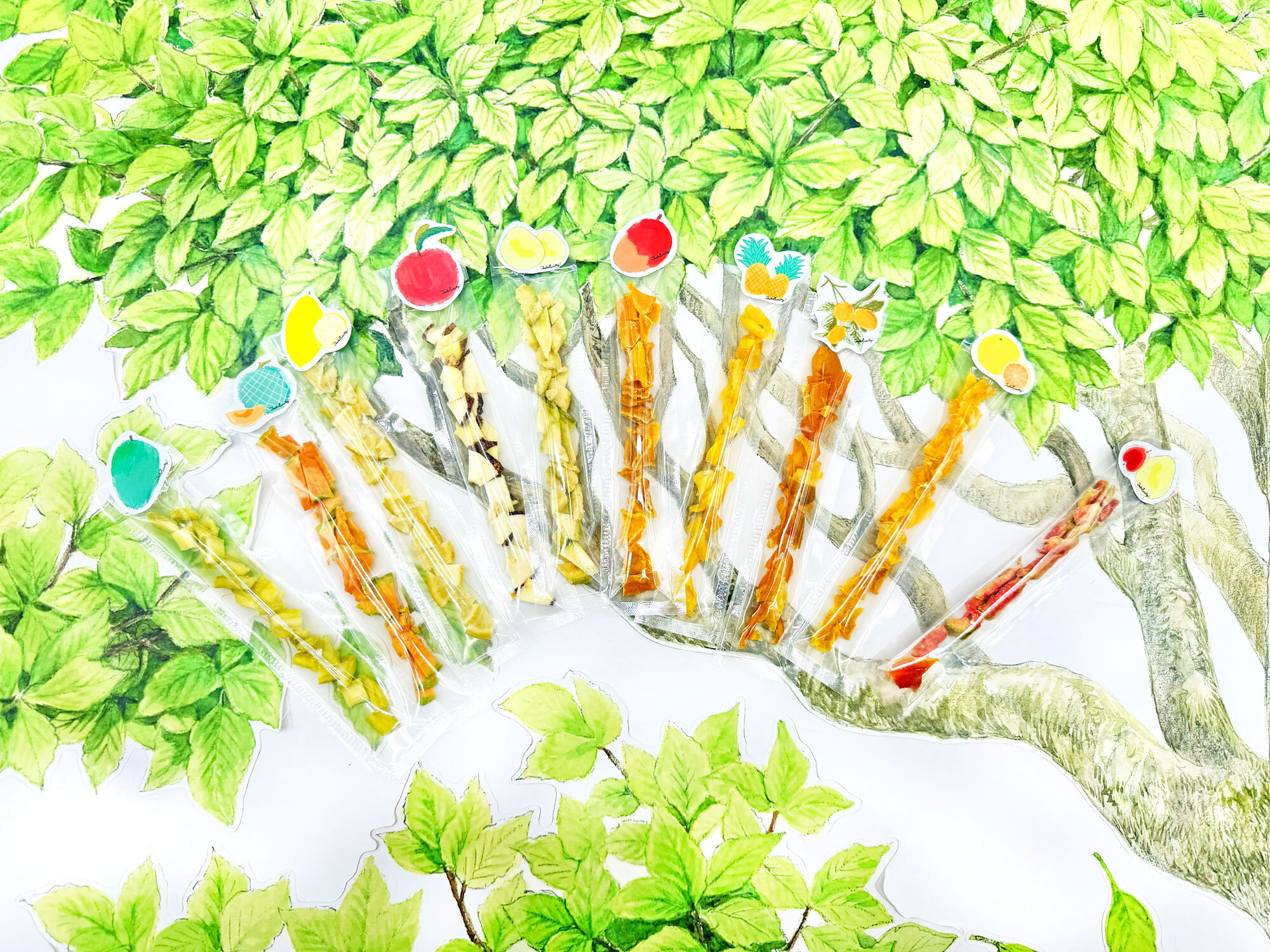 水果圖水果乾-繽紛包