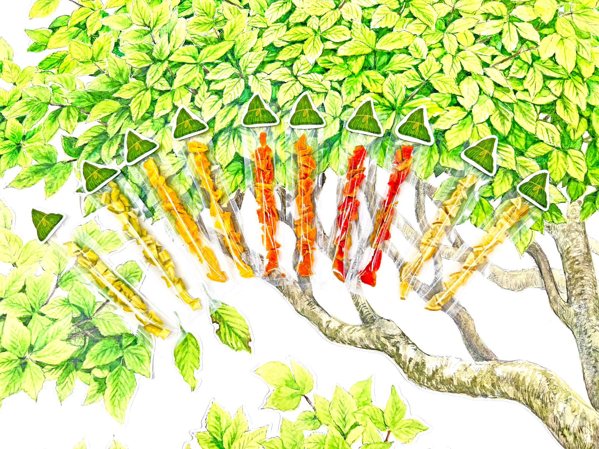 端午小粽子水果乾-繽紛包