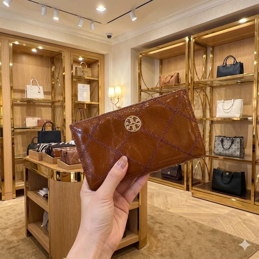 【預購】Tory Burch Willa H022552 logo 菱格銀包