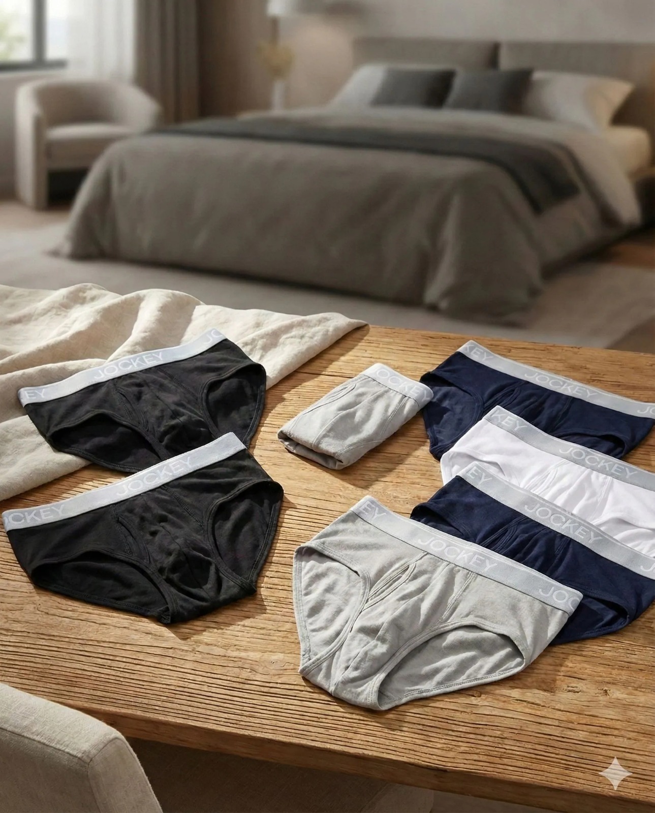 【預購】JOCKEY H020552 男裝內褲顏色隨機 (一套4條)