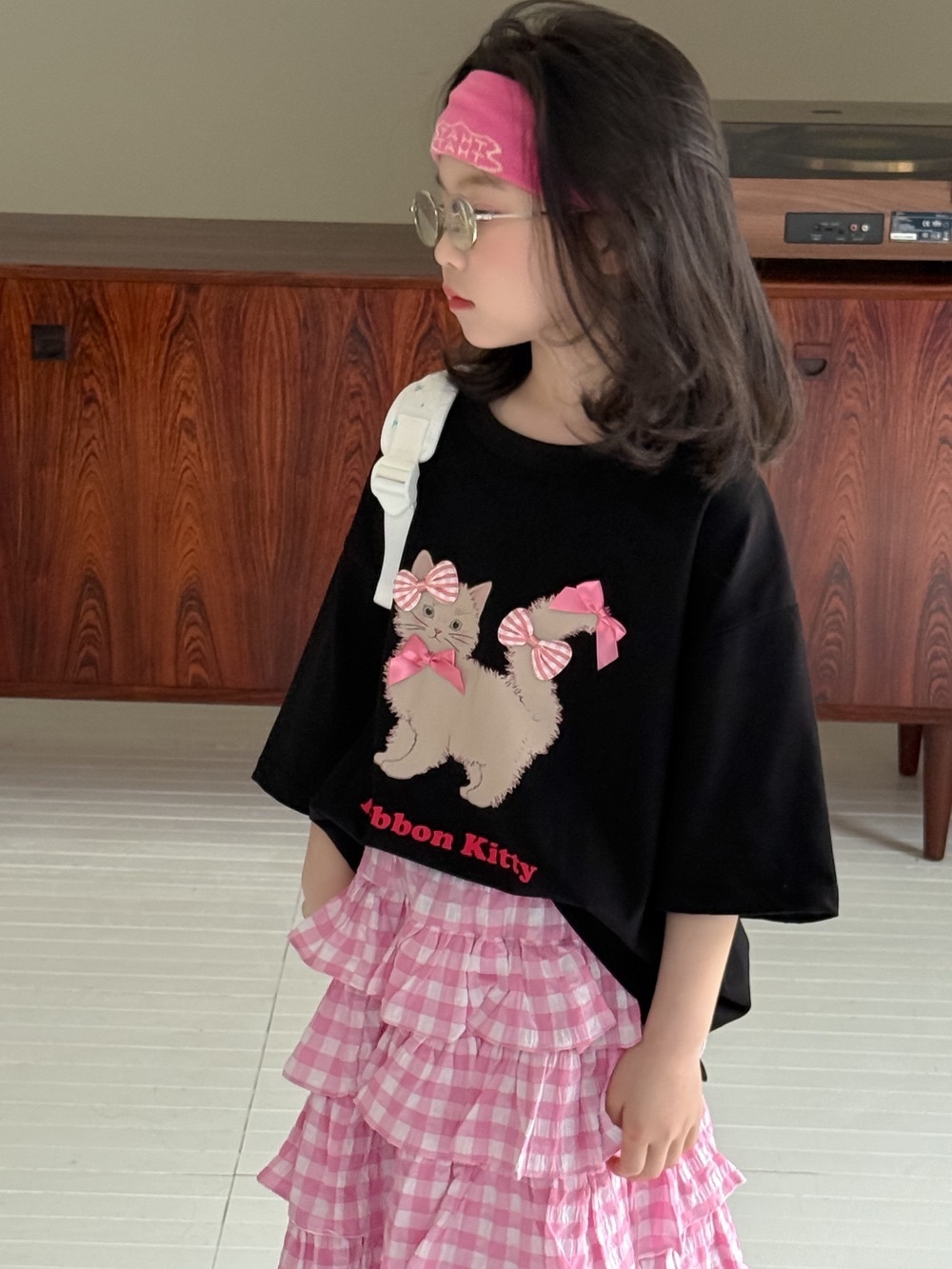 兩色蝴蝶結貓貓上衣