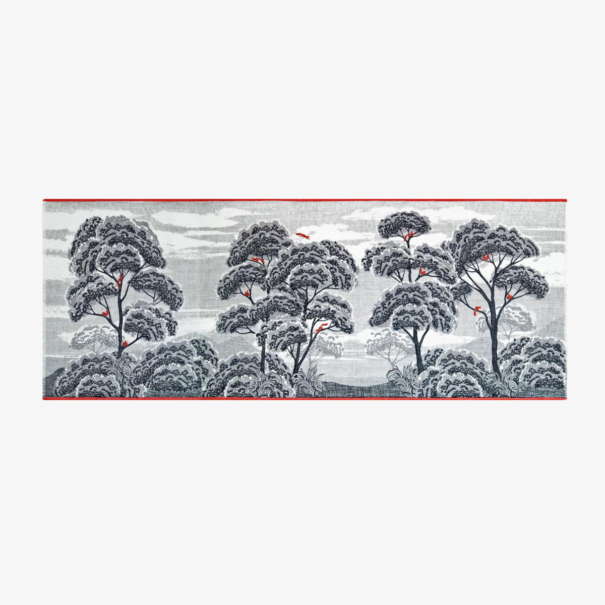 AMBROISE 棉麻圍巾70 - 灰