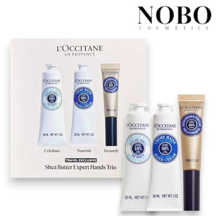 歐舒丹 - 乳木果三重奏手部護理套 [30ml+30ml+7.5ml] (平行進口)