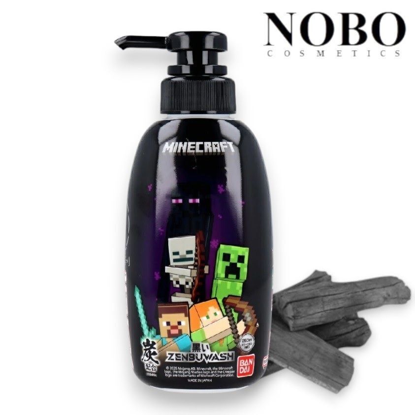 Minecraft - 兒童二合一炭洗髮沐浴露 250ml (平行進口)