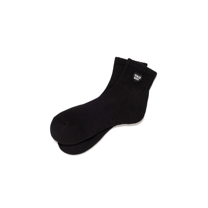 預購┃日本製 HUMAN MADE PILE SHORT SOCKS 黑色 愛心 襪子 短襪