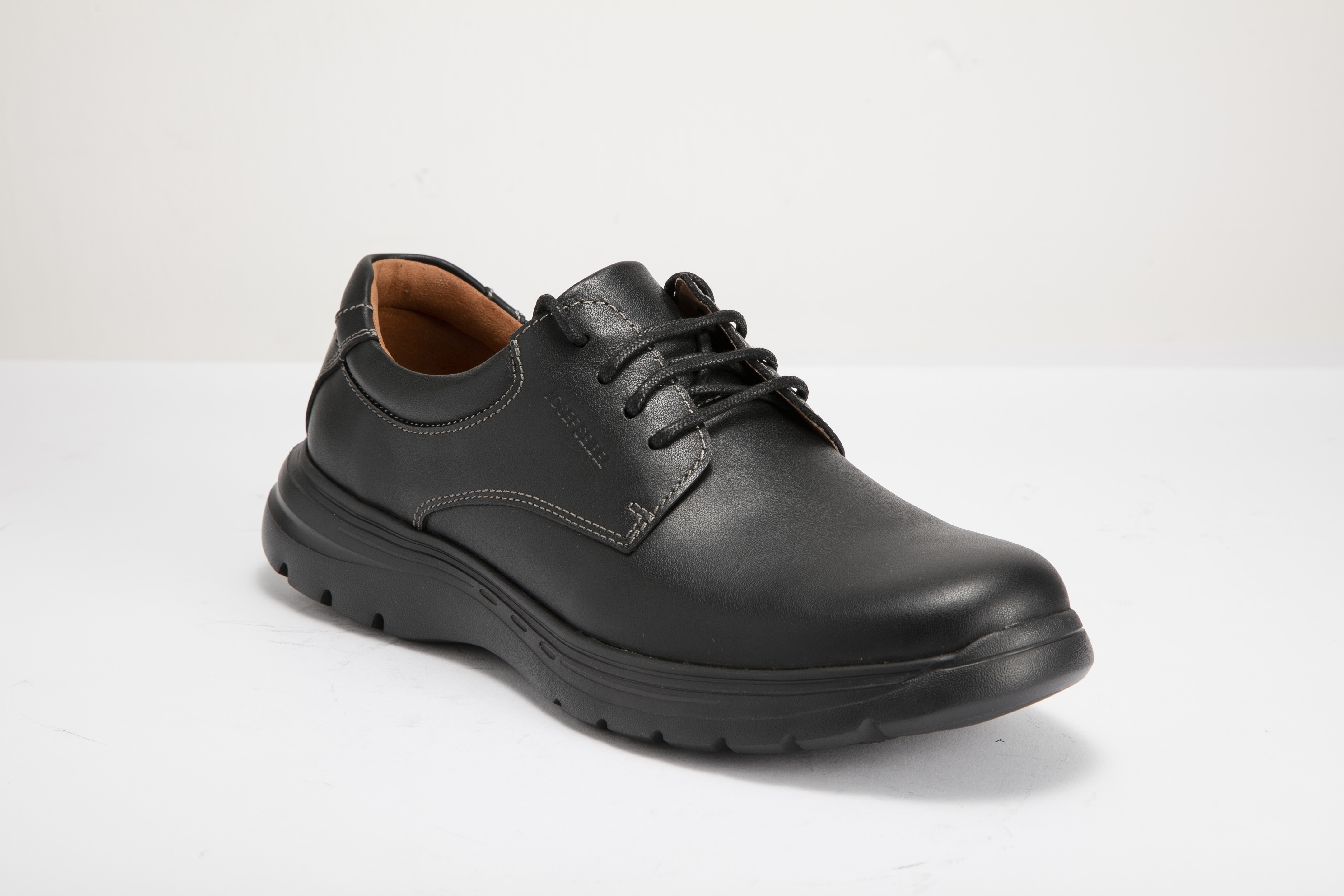 Josef Seibel - 男裝 Plain Toe 輕量底繫帶鞋 029299 400-BLK