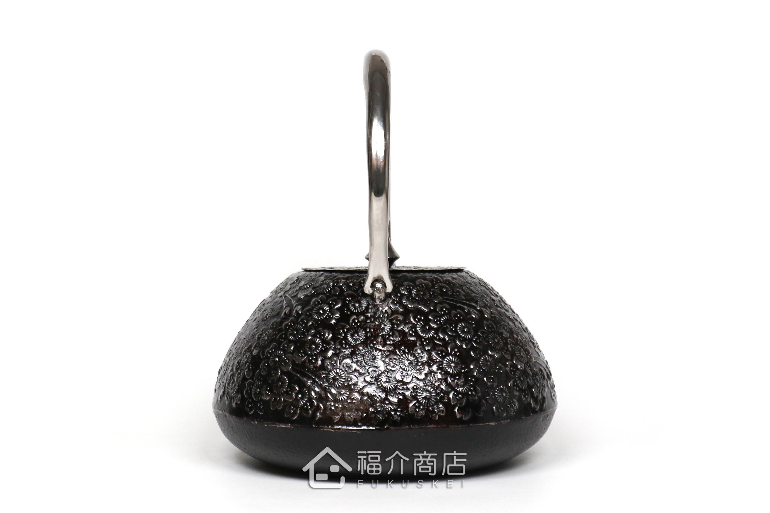煮水泡茶用的櫻花造型大容量2L砂鐵壺