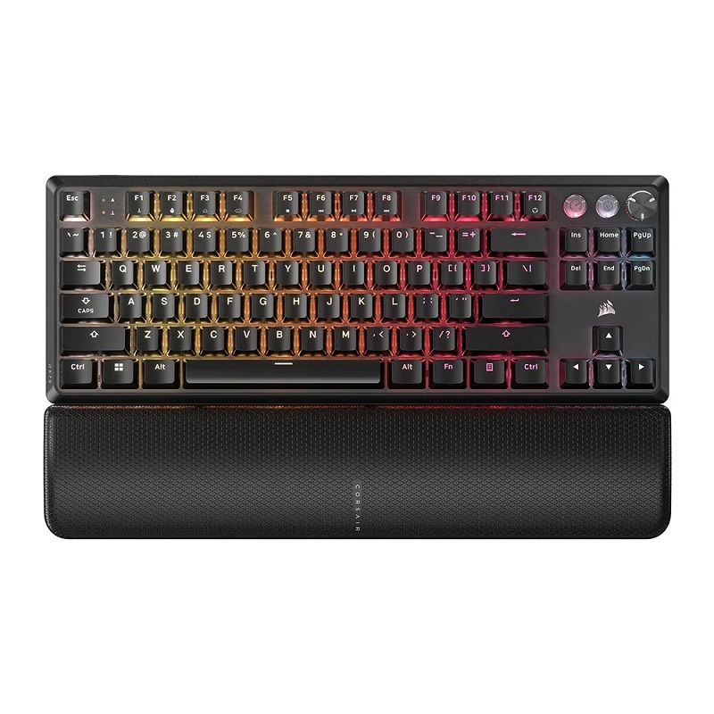 CORSAIR 海盜船 K70 PRO 磁軸RGB TKL鍵盤【英】黑色/白色 有線電競鍵盤