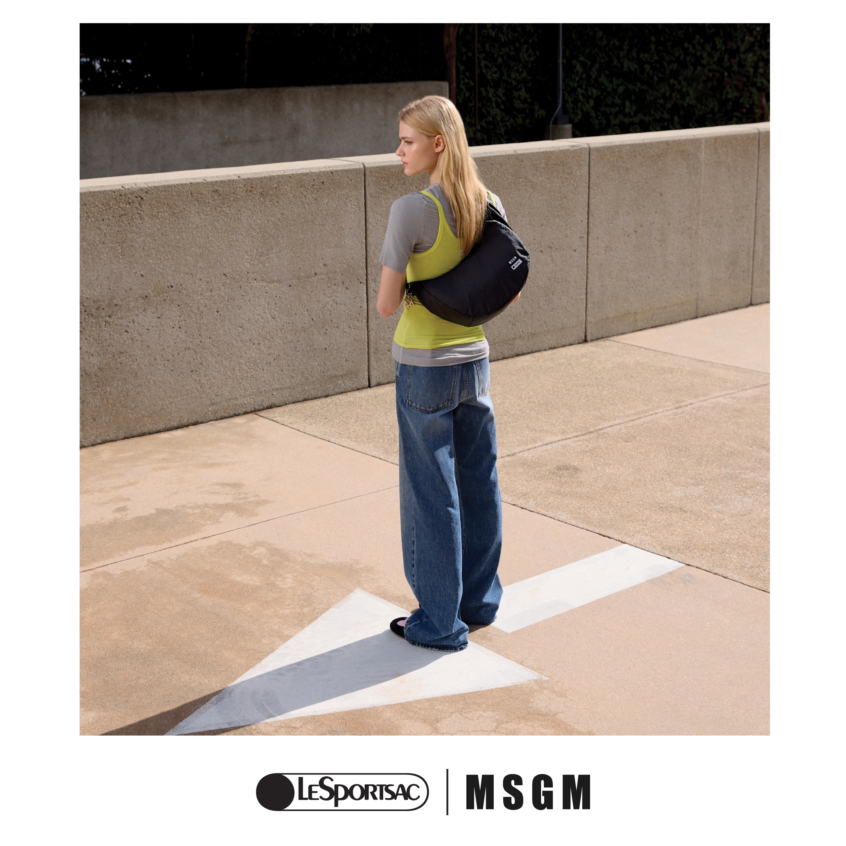 MSGM 中型半月包 (CRESCENT BLACK)