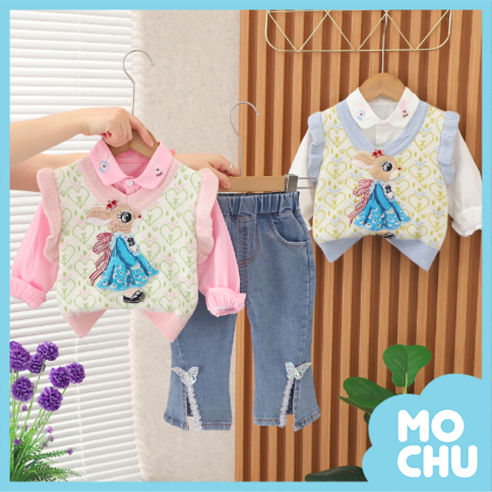 愛心淑女兔套裝(二色)