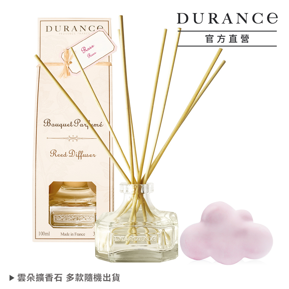 DURANCE朵昂思 玫瑰大地擴香組(100ml)+雲朵擴香石
