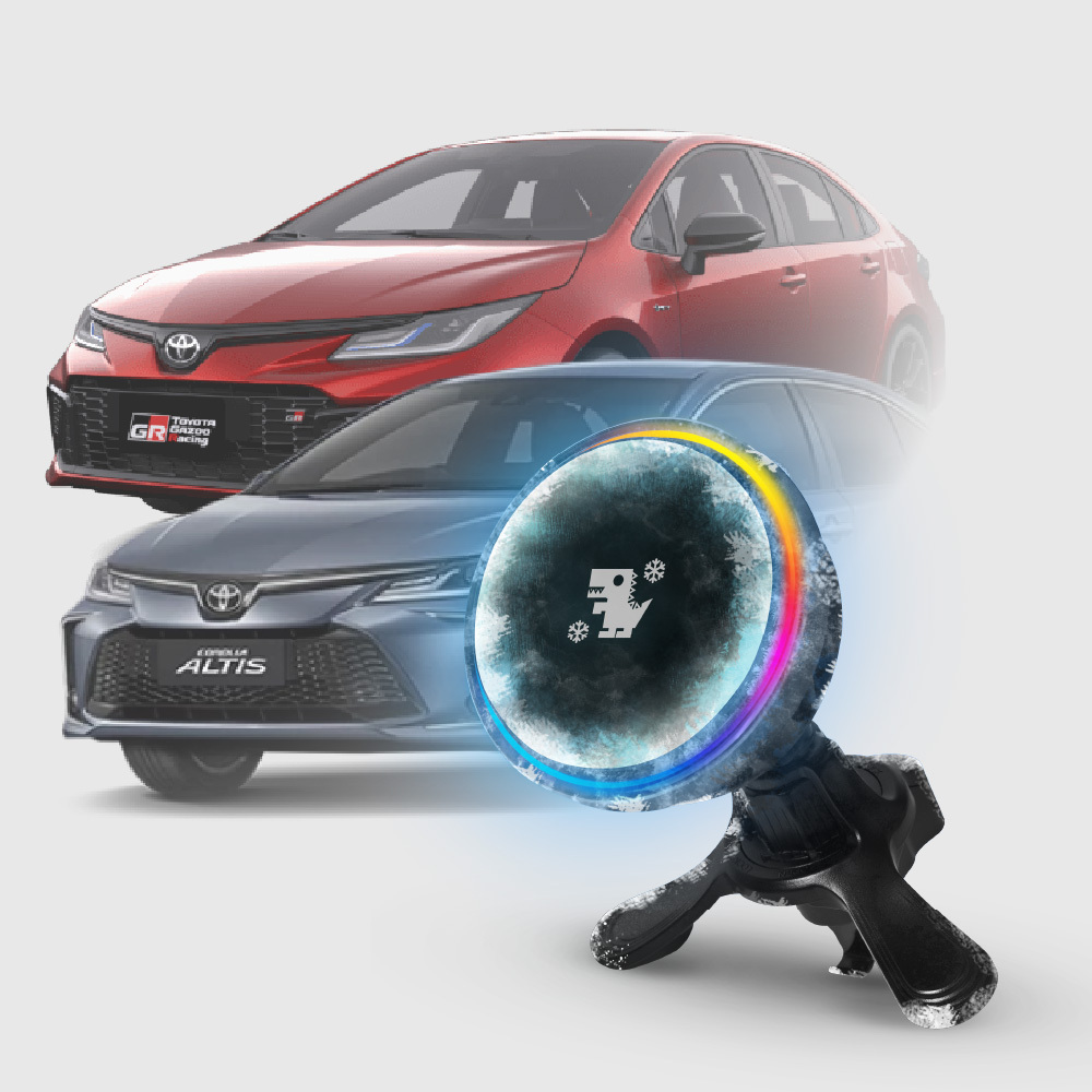 Toyota Altis｜XILLA黑鏡冰核智充手機架