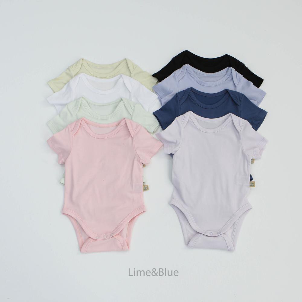 正韓夏Limeblue 八色嫩嬰必備包屁衣