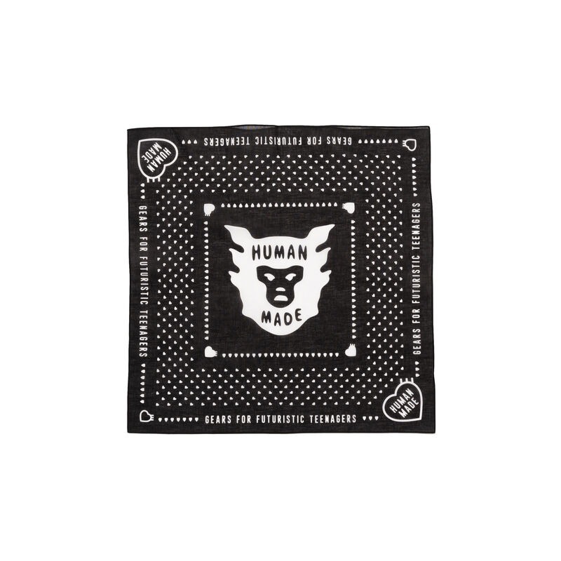 預購┃日本製 HUMAN MADE BANDANA 小愛心 方巾 頭巾 領巾