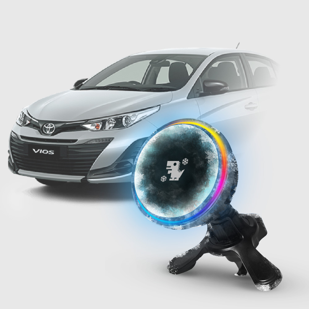 Toyota Vios｜XILLA黑鏡冰核智充手機架