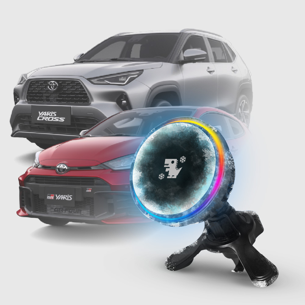 Toyota Yaris.Yaris Cross｜XILLA黑鏡冰核智充手機架