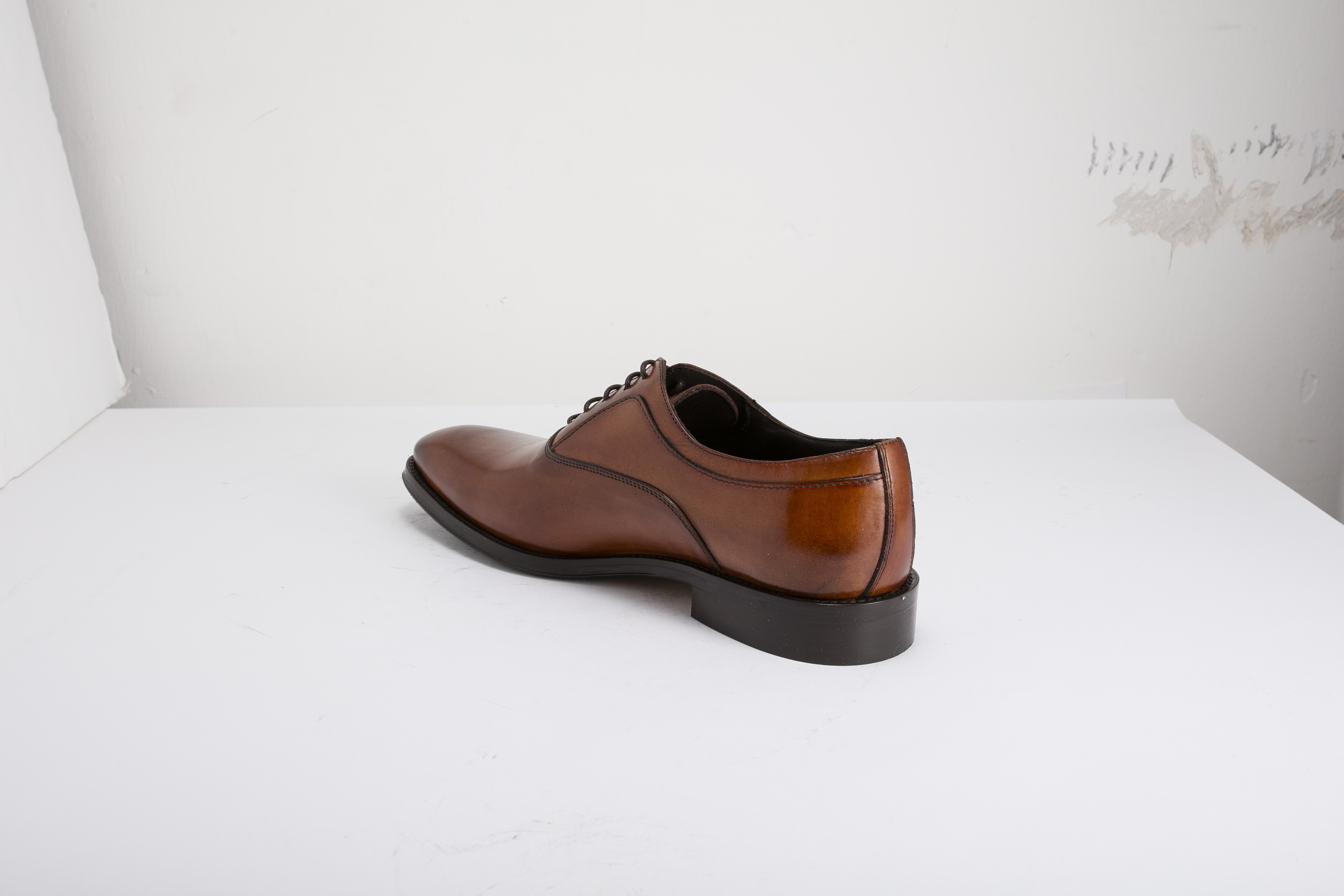 Di Franco - 男裝 素頭牛津鞋 872-BR