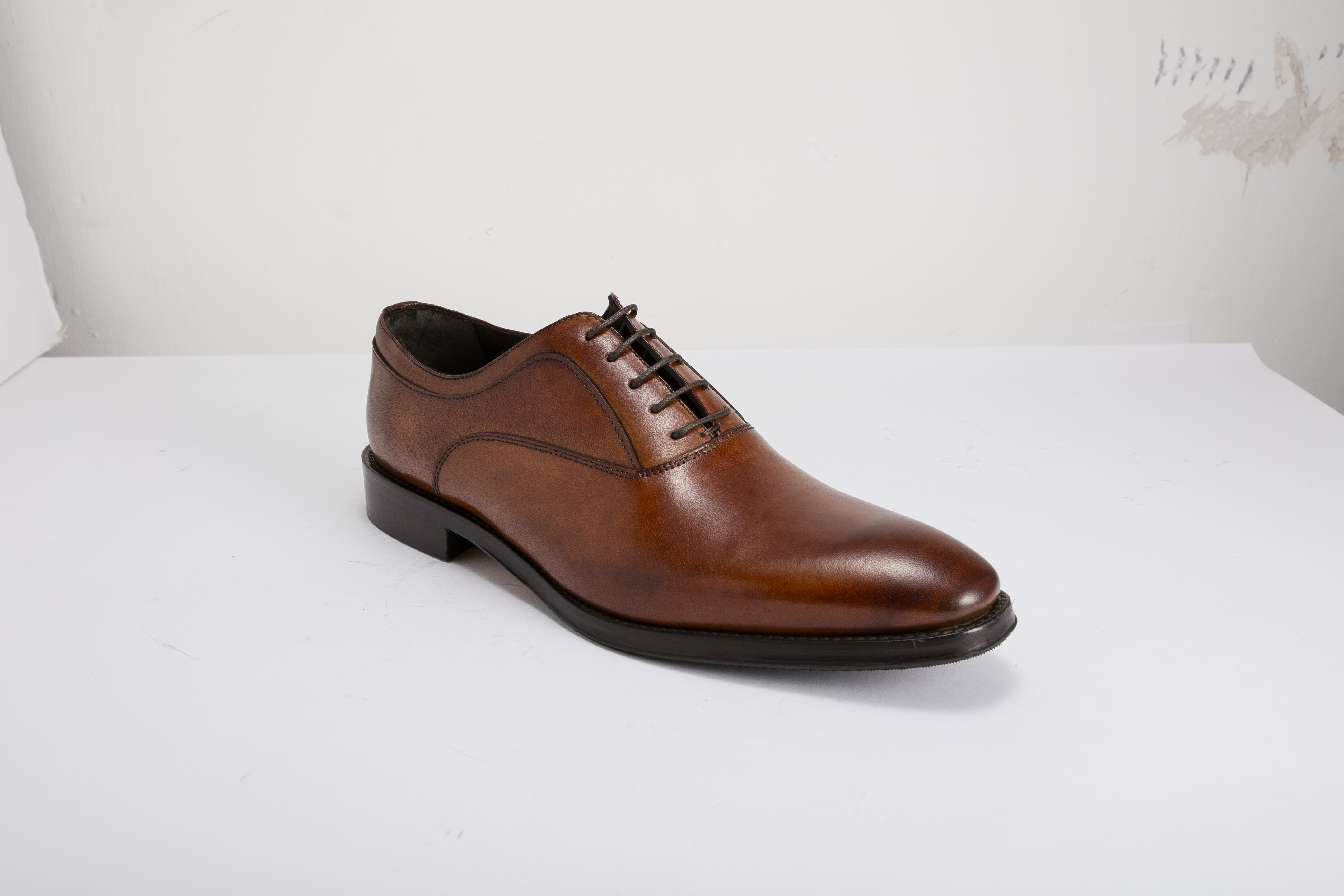 Di Franco - 男裝 素頭牛津鞋 872-BR