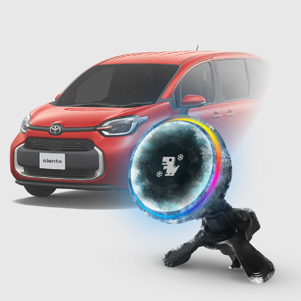 Toyota Sienta｜XILLA黑鏡冰核智充手機架