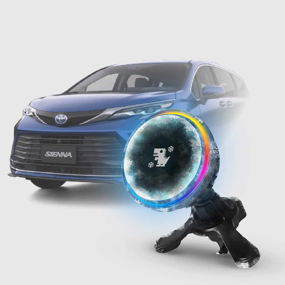 Toyota Sienna｜XILLA黑鏡冰核智充手機架