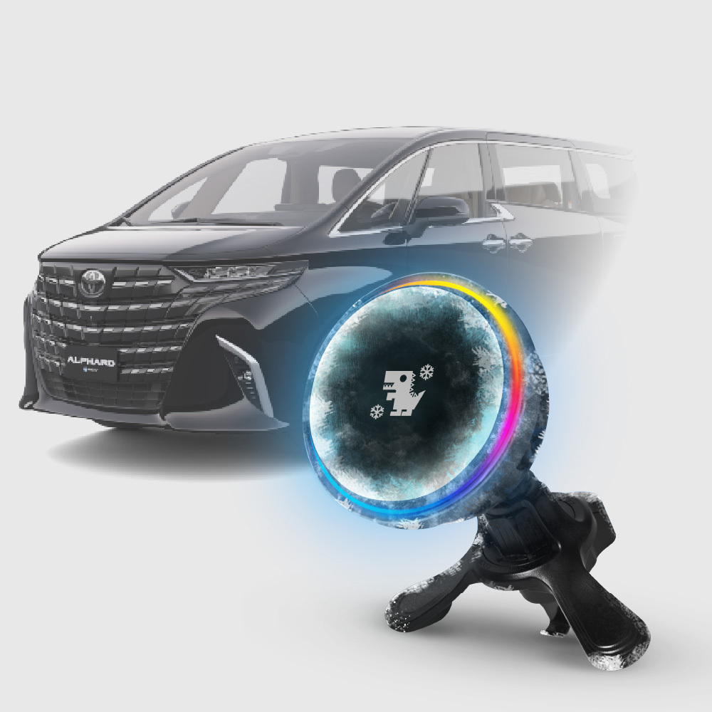 Toyota alphard｜XILLA黑鏡冰核智充手機架