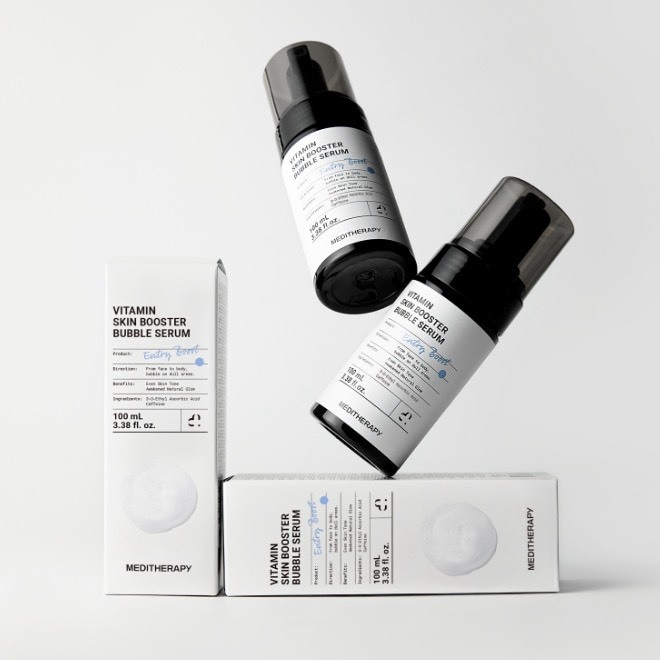 📦預購 🇰🇷MEDITHERAPY-Vitamin Skin Booster Bubble Serum 維他命C亮膚泡泡精華100ml
