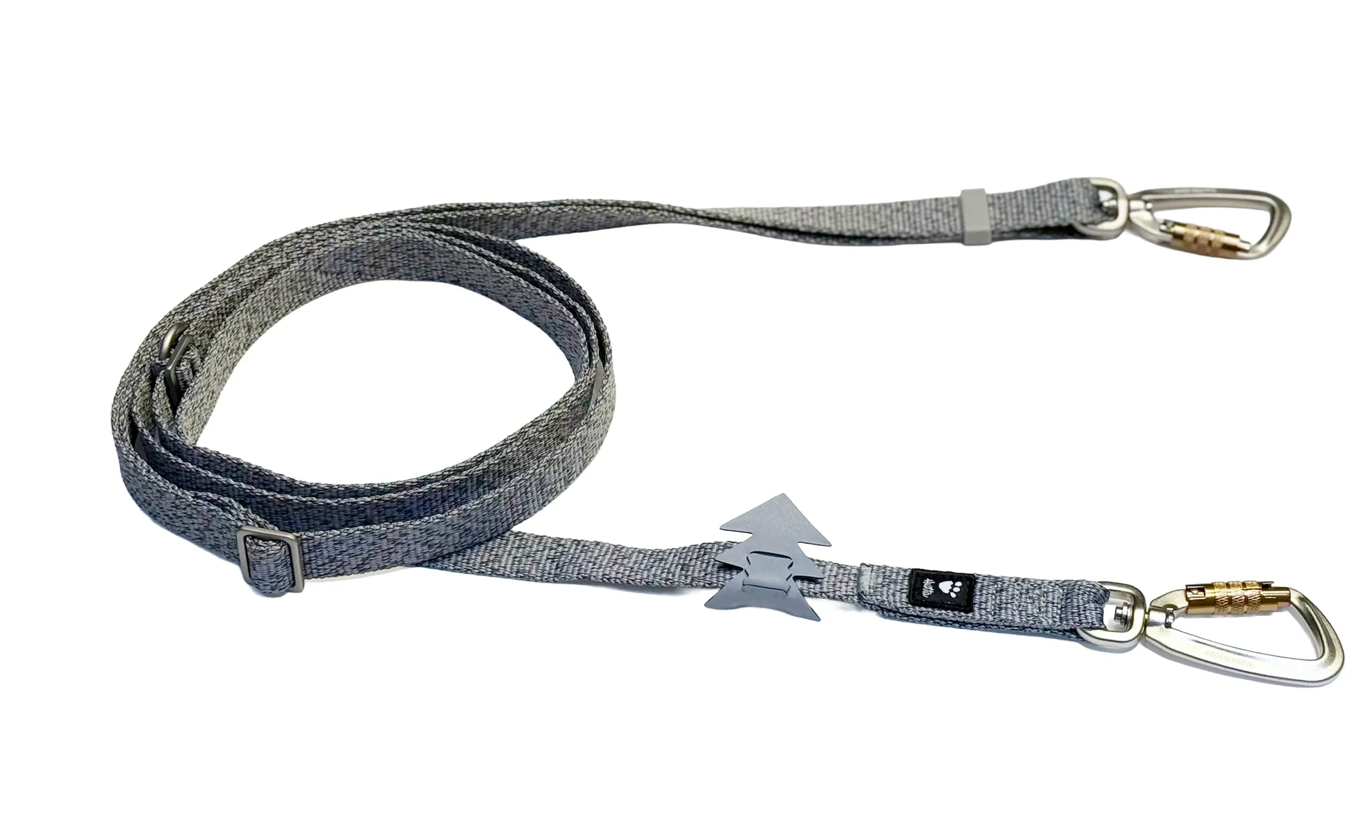 芬蘭 Hurtta - 多功能雙頭牽繩ECO『冰河灰』