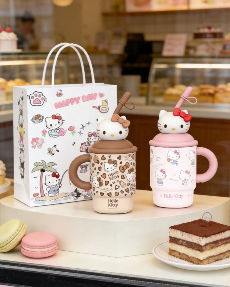 <好友一起買💖>SANRIO 三麗鷗 大頭造型吸管杯 保溫保冷 正版授權