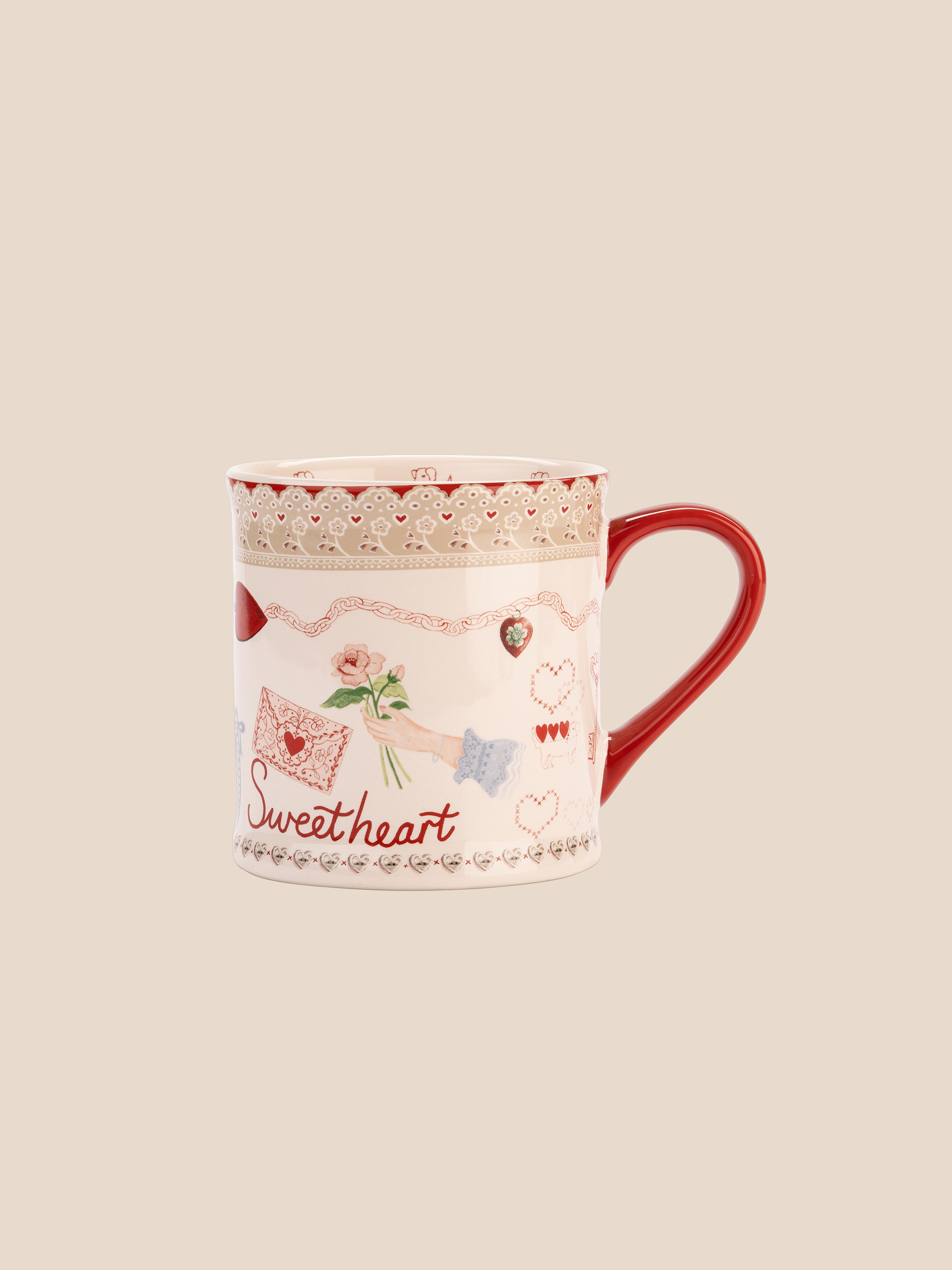 Valentines 陶瓷馬克咖啡杯