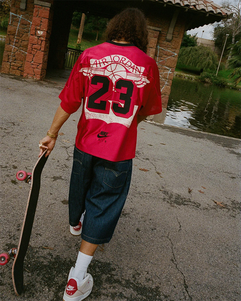 Levi’s x Nike Air Jordan Baggy Shorts 寬鬆牛仔短褲 原色 丹寧 005FI-0000