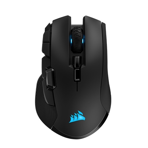 Corsair 海盜船 IRONCLAW 鐵爪  RGB 黑色三模無線滑鼠/CH-9317110-WW