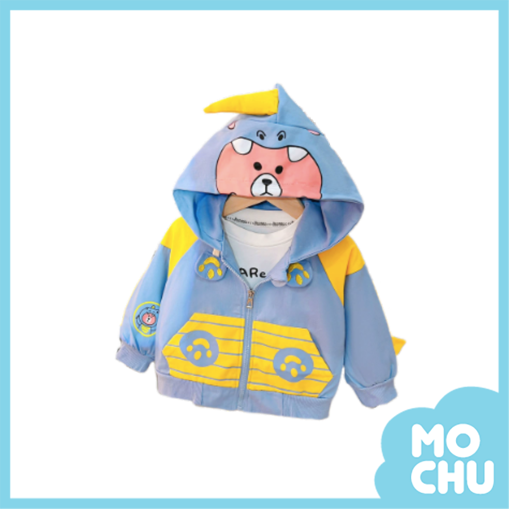小恐龍尖角夾克外套(二色)